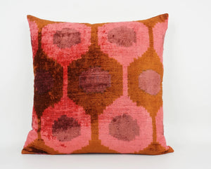 In the Groove Velvet Silk Pillow Cover