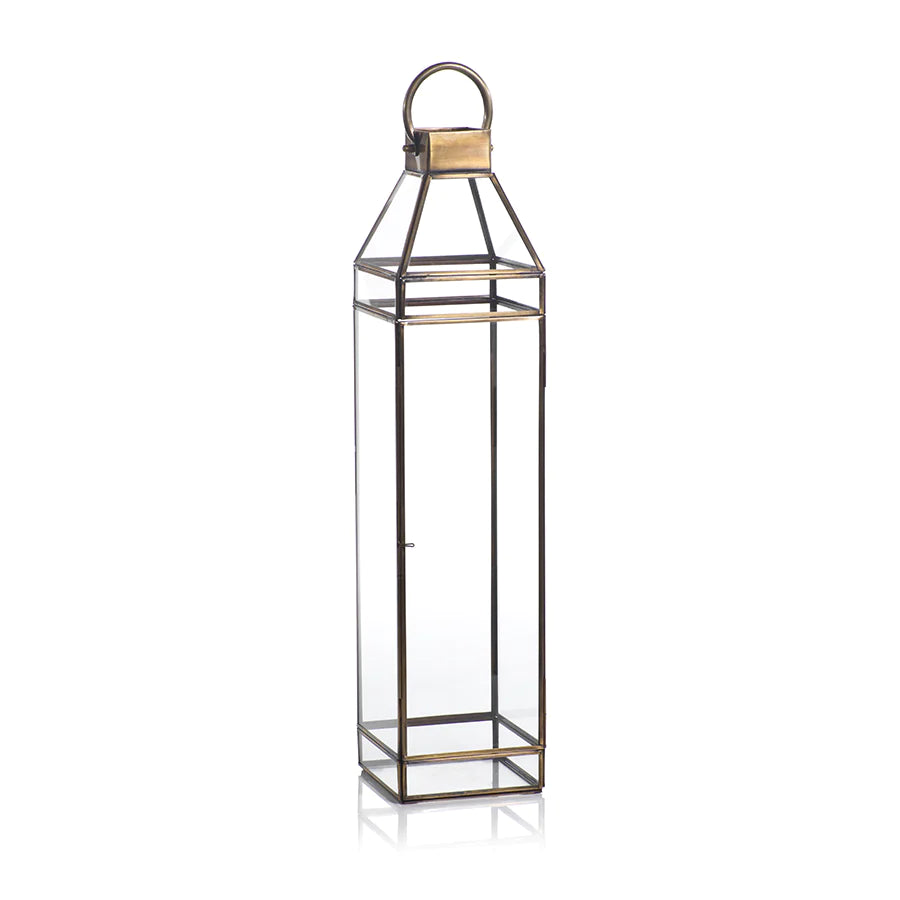 Medici Antique Brass Lantern